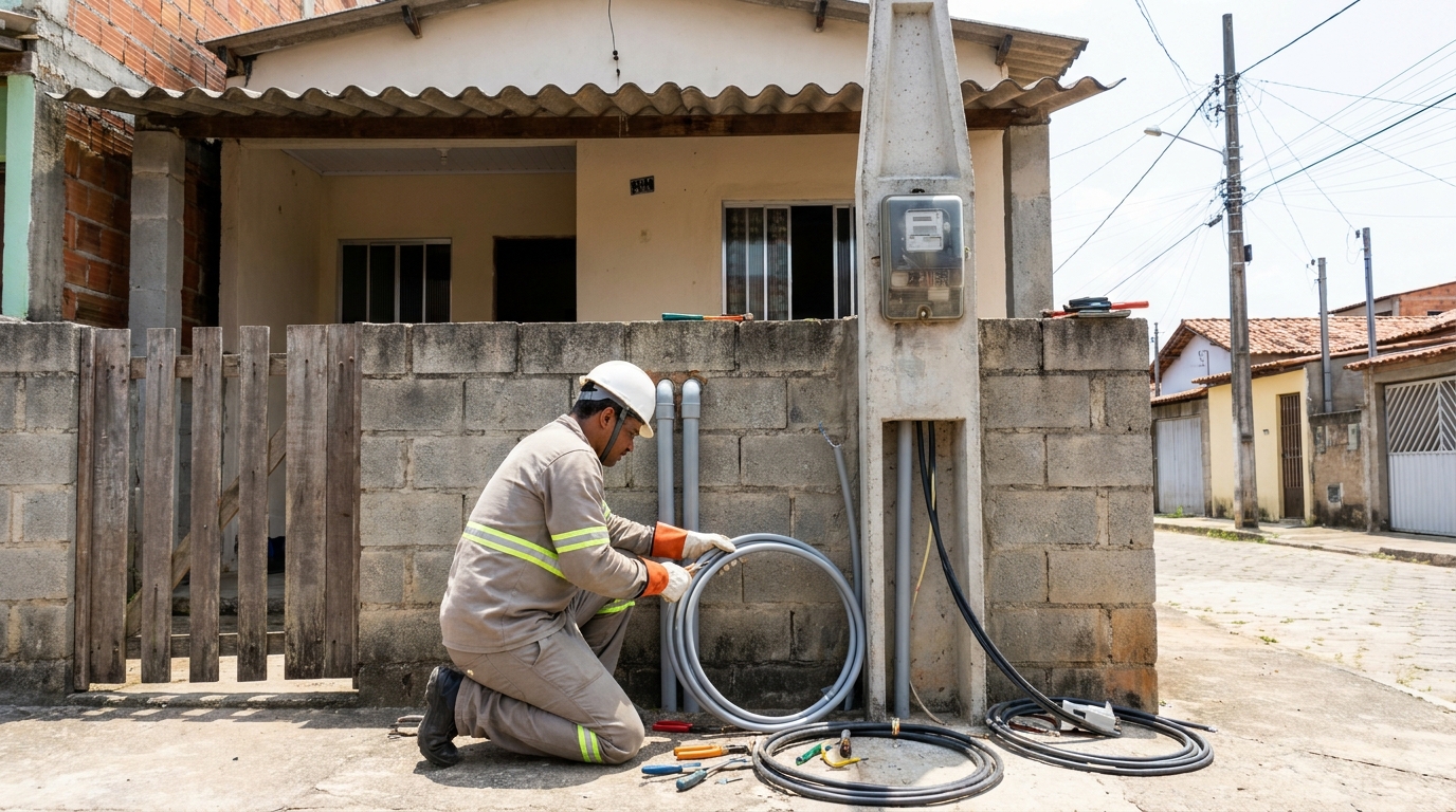 Instalação de Poste Padrão em Recife‑PE