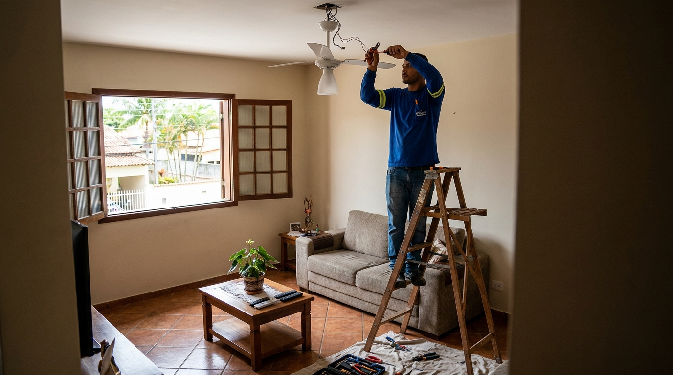 Reforço de Suporte no Teto em Recife‑PE